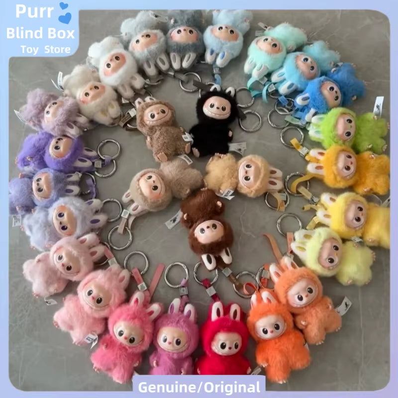 Hot Genuine POPMART the Monsters Labubu V4 Pin for Love Series Vinyl Plush Blind Box Cute Bag Pendant Gift Keychain Mystery Box