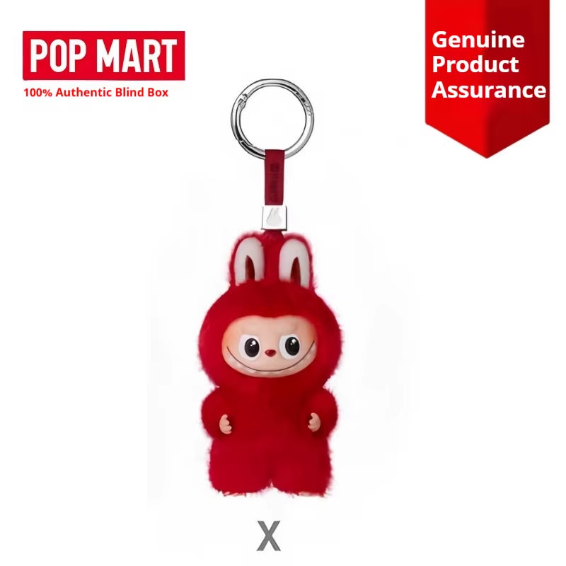 Hot Genuine POPMART the Monsters Labubu V4 Pin for Love Series Vinyl Plush Blind Box Cute Bag Pendant Gift Keychain Mystery Box