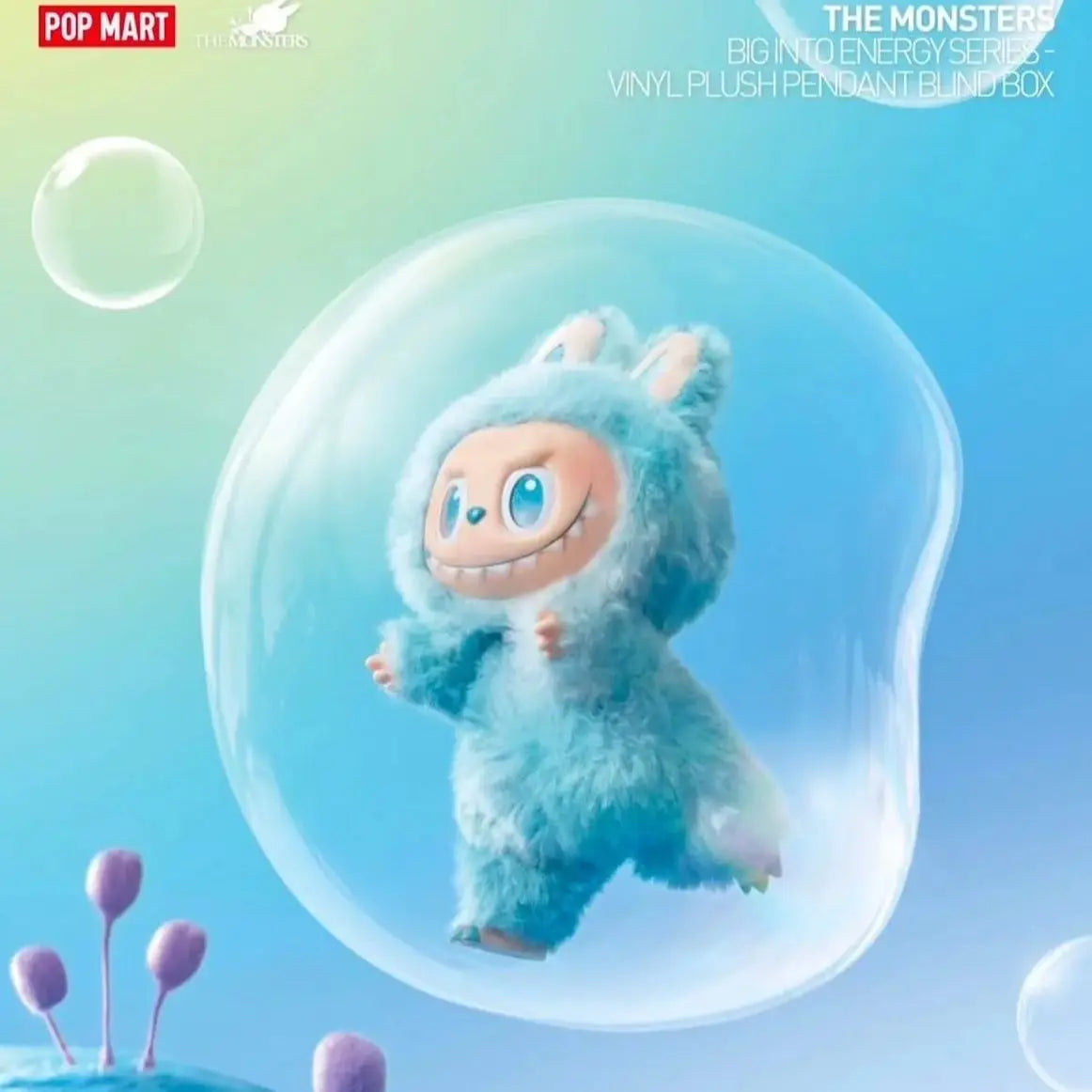 POP MART LABUBU 3.0 Big into Energy Series Vinyl Plush Blind Box Guess Bag Mystery Box Toys Doll Cute Figure Ornaments Gift