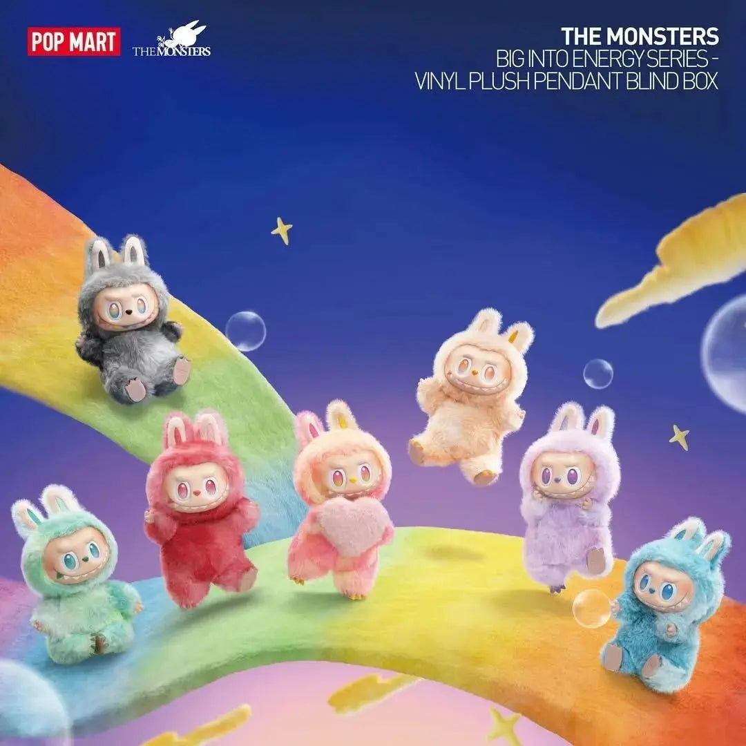 POP MART LABUBU 3.0 Big into Energy Series Vinyl Plush Blind Box Guess Bag Mystery Box Toys Doll Cute Figure Ornaments Gift