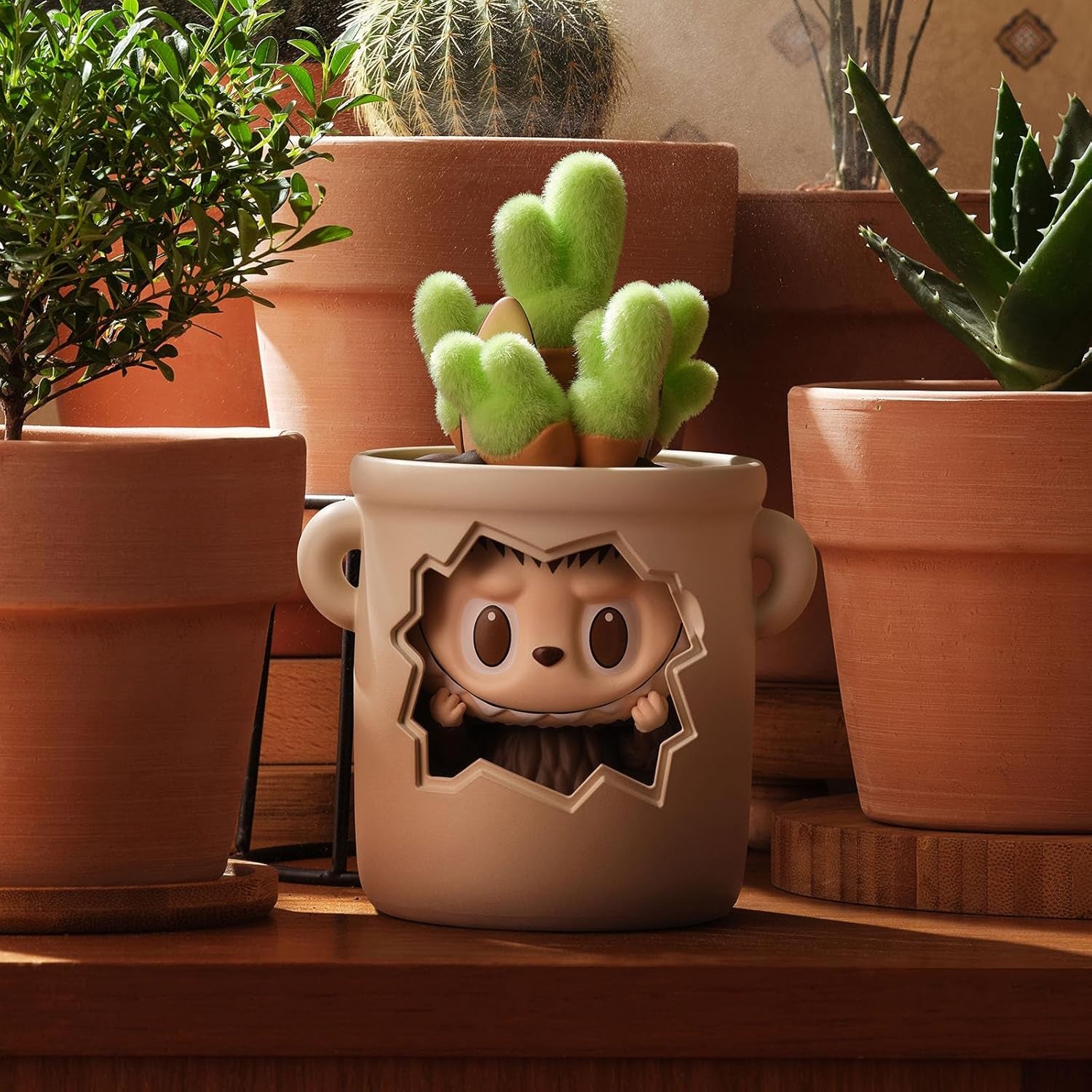 the Monsters Almost Hidden Series Blind Box Figures, Random Design Mystery Toys for Modern Home Decor, Collectible Toy Set for Desk Accessories, Whole Set