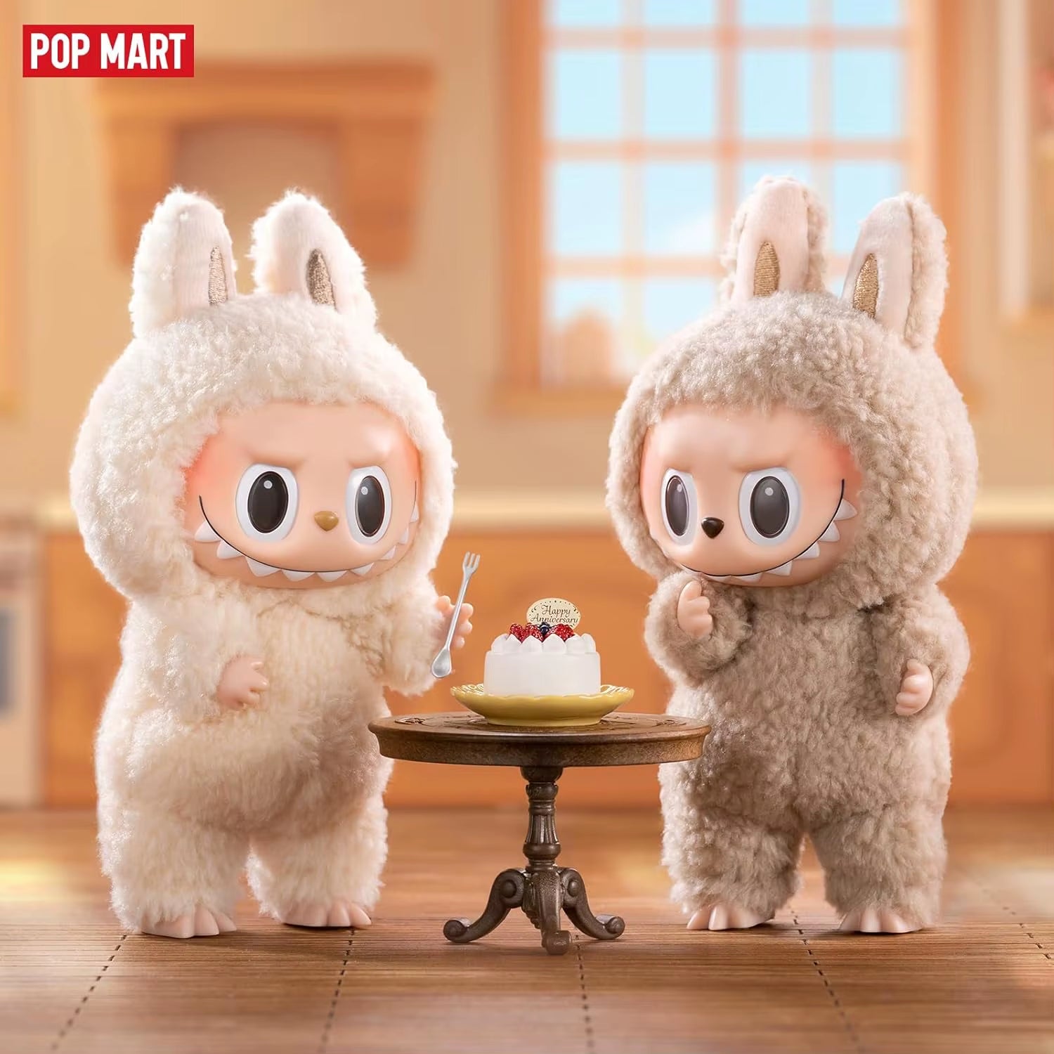 POP MART Labubu Doll the Monsters Tasty Macarons Blind Box Random Vinyl Figure Cute Food Theme Collectible Toy Gift