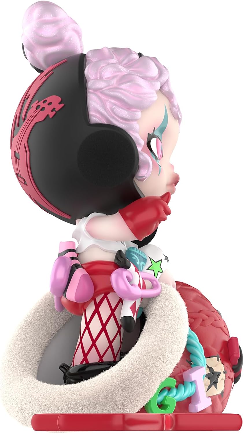 POP MART SKULLPANDA the Stocking Surprise Figure,3.94Inches Height, Toys for Modern Home Decor, Collectible Toy Set for Desk Accessories, 1PC