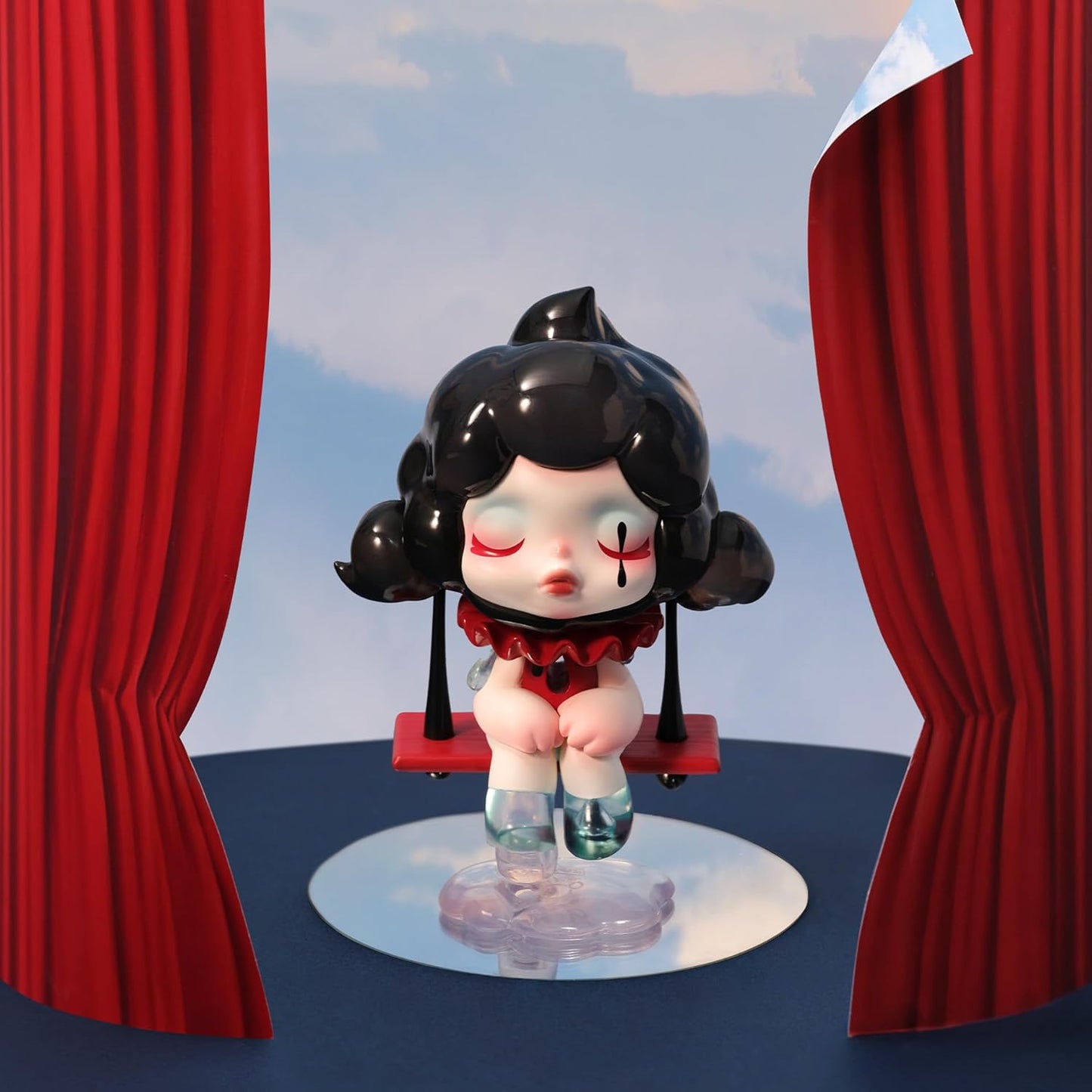 POP MART SKULLPANDA Image of Reality Series Figures, SKULLPANDA Blind Box Figures, Random Design Action Figures Collectible Toys Home Decorations, Holiday Birthday Gifts for Girls and Boys, Single Box