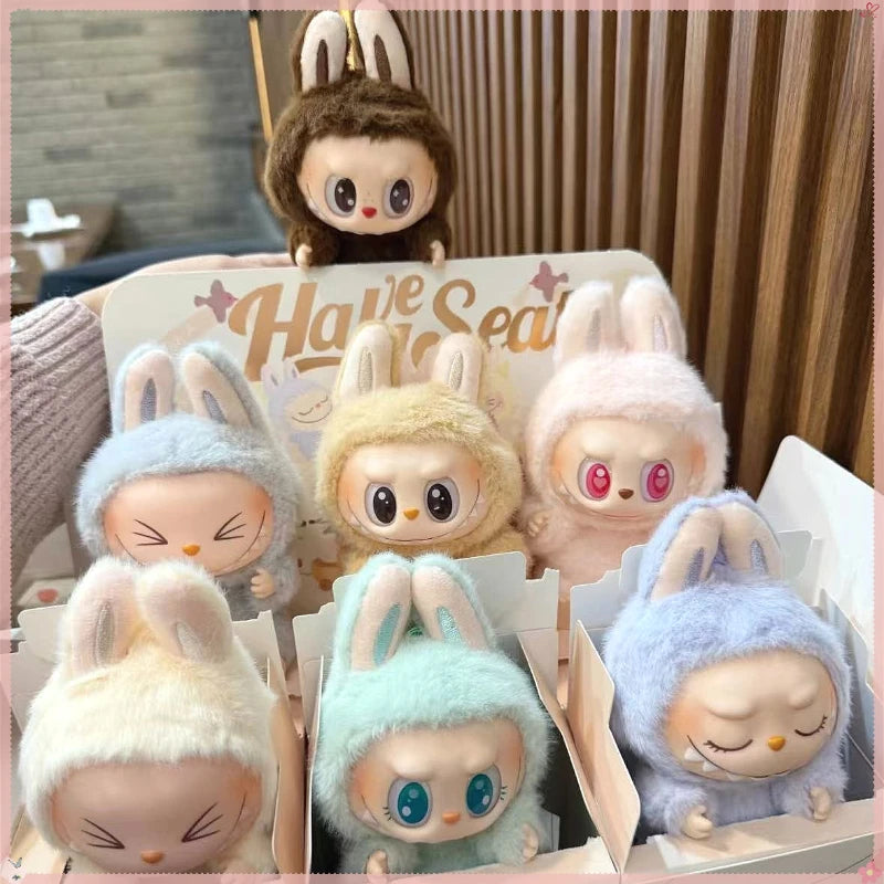 1:1 High Quality Blind Box Action Anime Figures Cute Mysterious Box Plush Vinyl Doll Keychain Decor Accessories Brithday Gifts