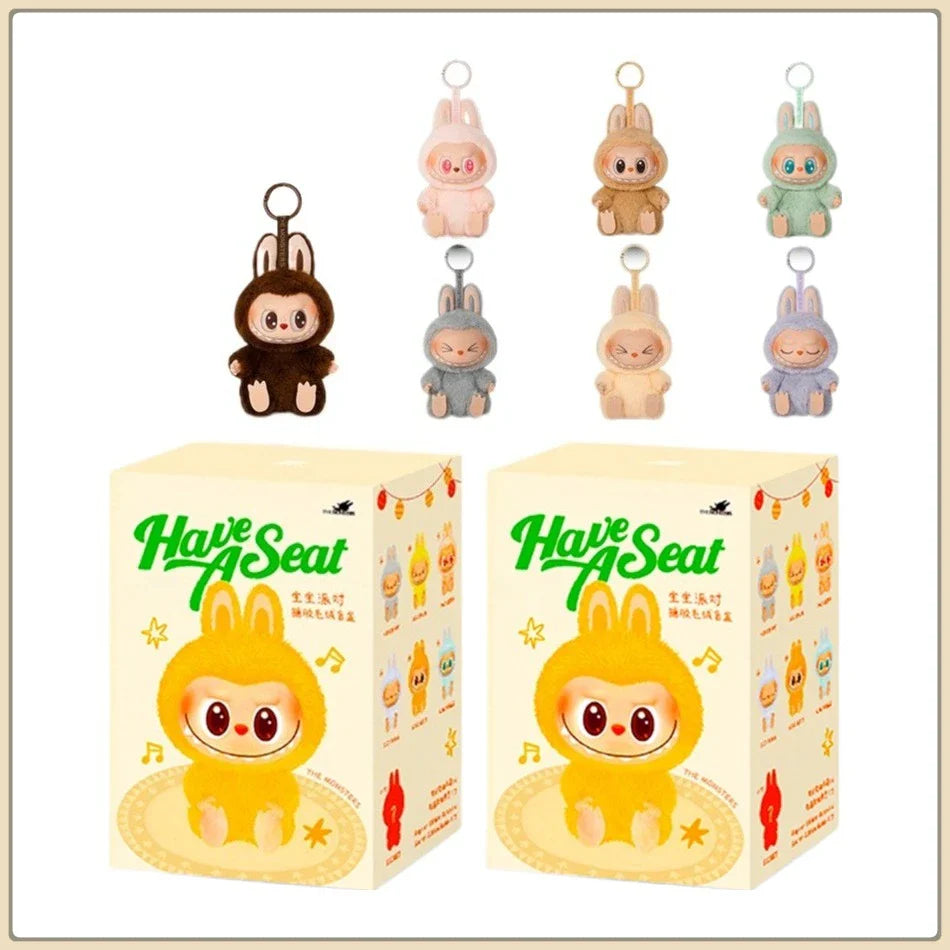 1:1 High Quality Blind Box Action Anime Figures Cute Mysterious Box Plush Vinyl Doll Keychain Decor Accessories Brithday Gifts
