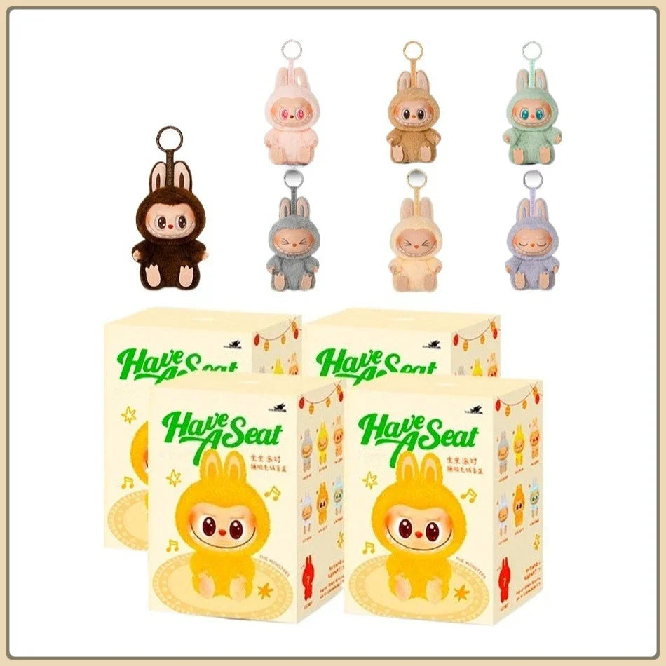 1:1 High Quality Blind Box Action Anime Figures Cute Mysterious Box Plush Vinyl Doll Keychain Decor Accessories Brithday Gifts