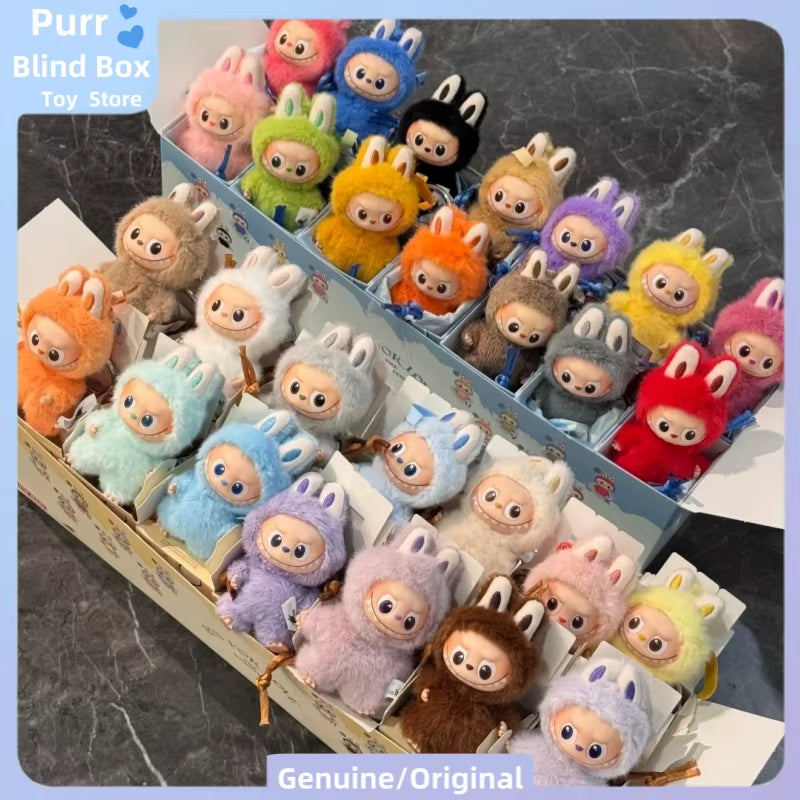 Hot Genuine POPMART the Monsters Labubu V4 Pin for Love Series Vinyl Plush Blind Box Cute Bag Pendant Gift Keychain Mystery Box