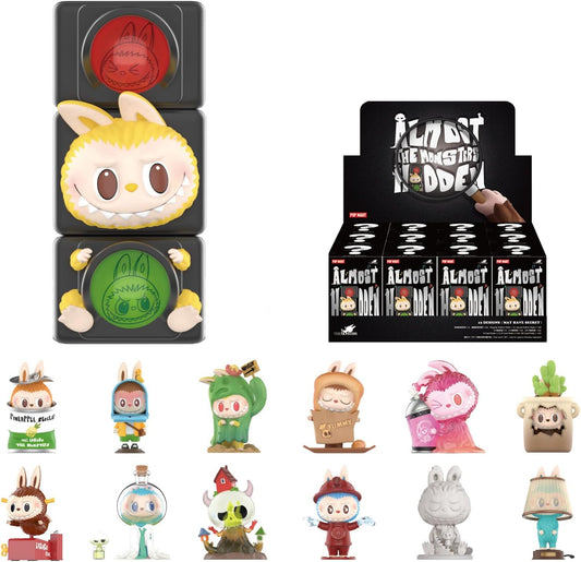 the Monsters Almost Hidden Series Blind Box Figures, Random Design Mystery Toys for Modern Home Decor, Collectible Toy Set for Desk Accessories, Whole Set
